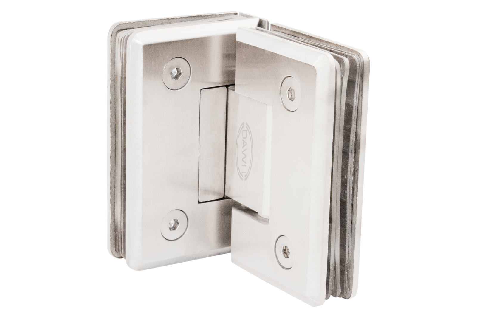 Bisagra Cristal - Cristal 90°