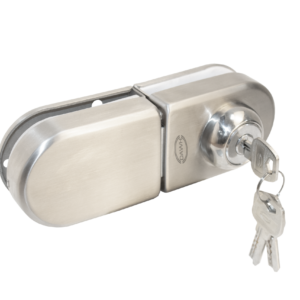 Chapa 1075 Para Puerta Batiente o Corrediza - Con Contra a Cristal