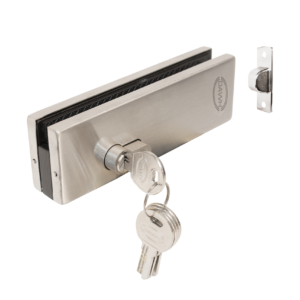 Chapa para Cristal Templado - Con Barreno