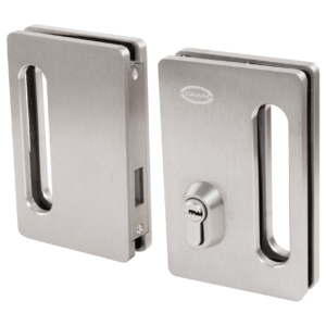 Cerradura Cuadrada Para Puerta De Cristal Con Contra a Cristal